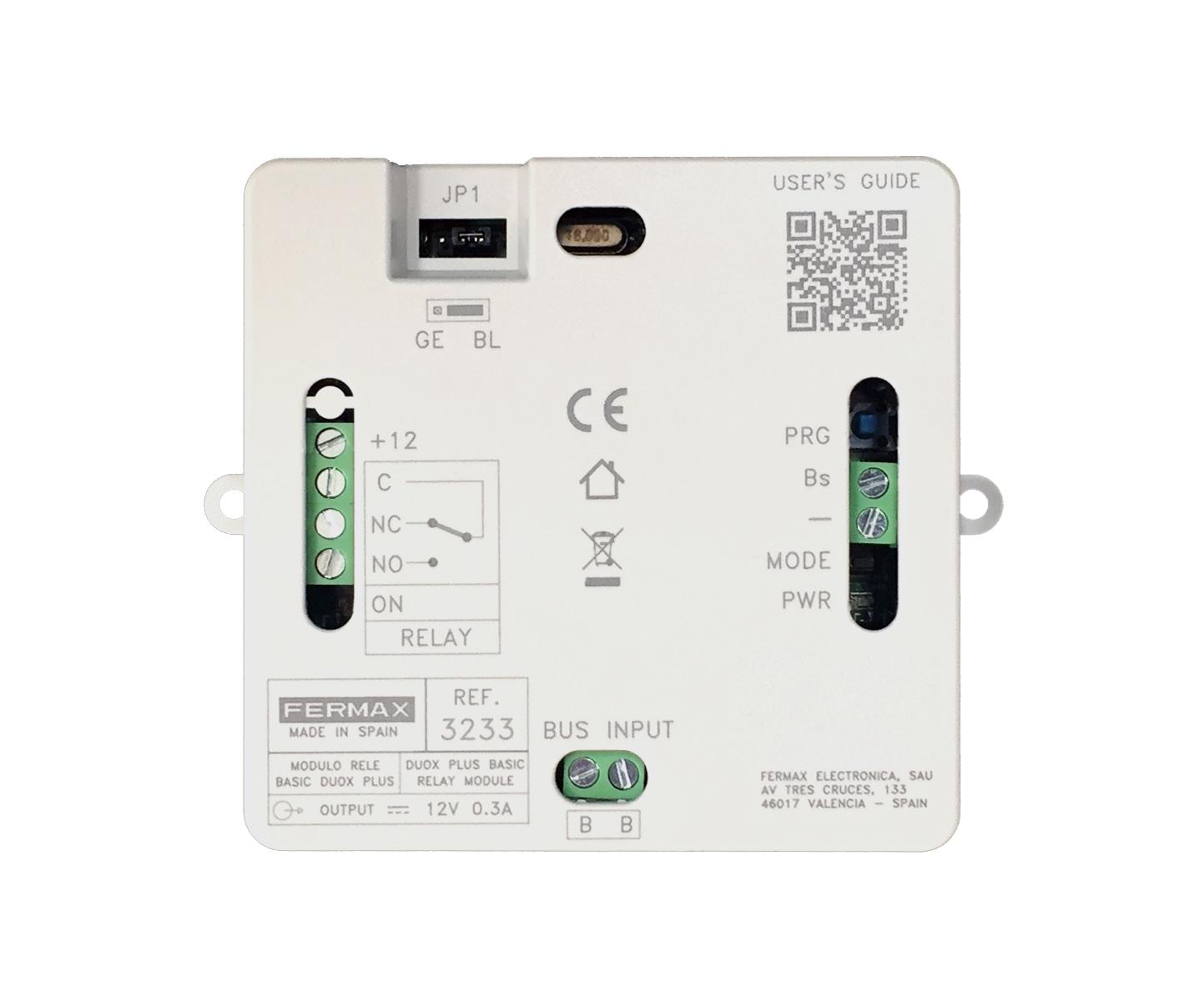DUOX PLUS BASIC RELAY