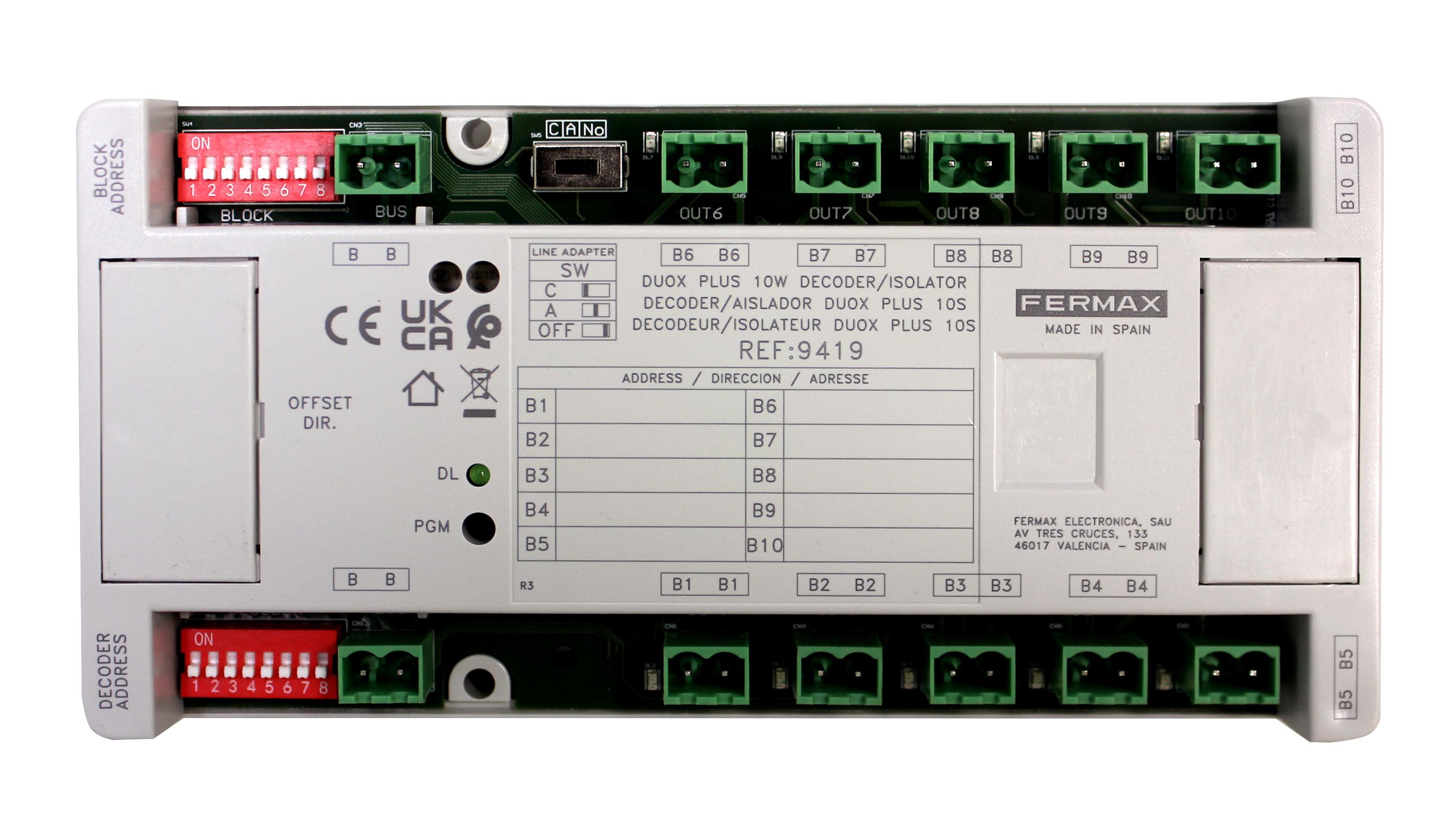 10W DUOX PLUS DECODER/ISOLATOR