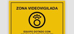 Cartel videovigilancia